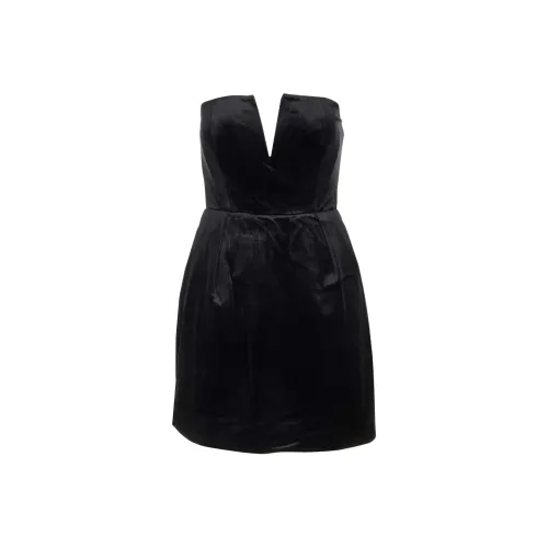 ROLAND MOURET Черное женское платье без рукавов