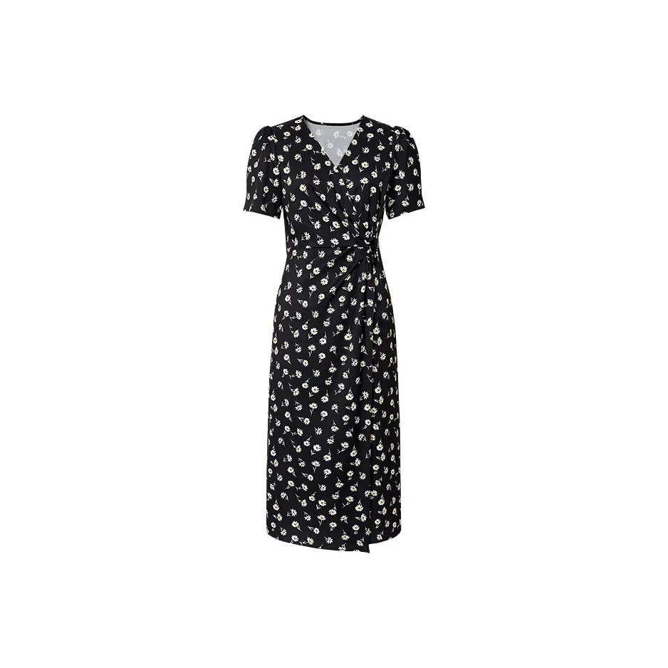 Hopeshow Короткий рукав Платье Женское