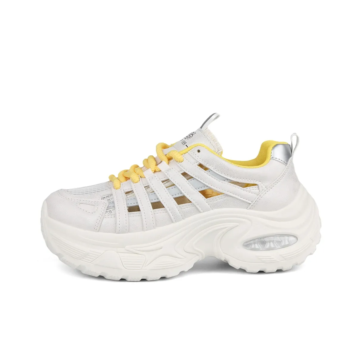 Daying Slip Resistant, Waterproof, Breathable, Lightweight Height Increasing Low Top Chunky Sneakers Women's