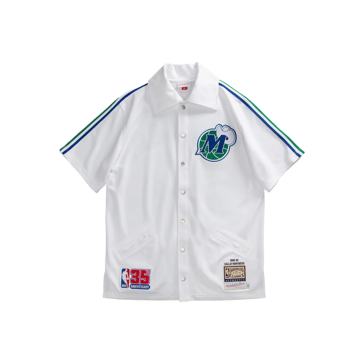 Mitchell Ness Белые Мужские Рубашки