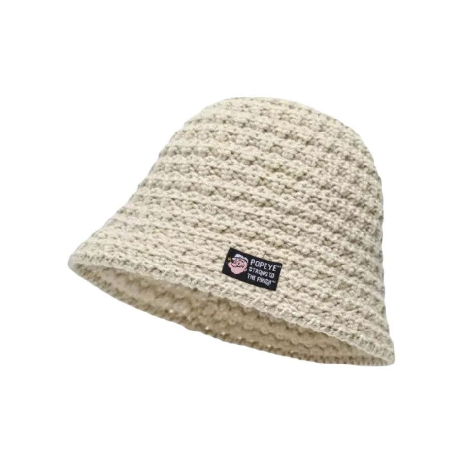POPEYE Соломенная плетеная шляпа ведрообразной формы унисекс