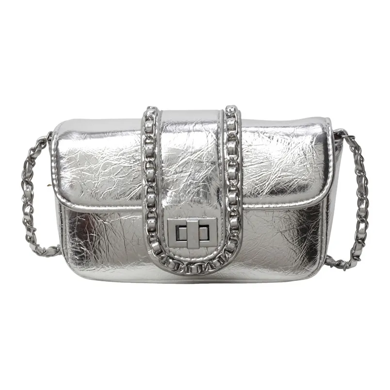 CAREELL ПУ (полиуретан) Сумка через плечо Сумка на плечо Унисекс Серебристый Черный Золотой