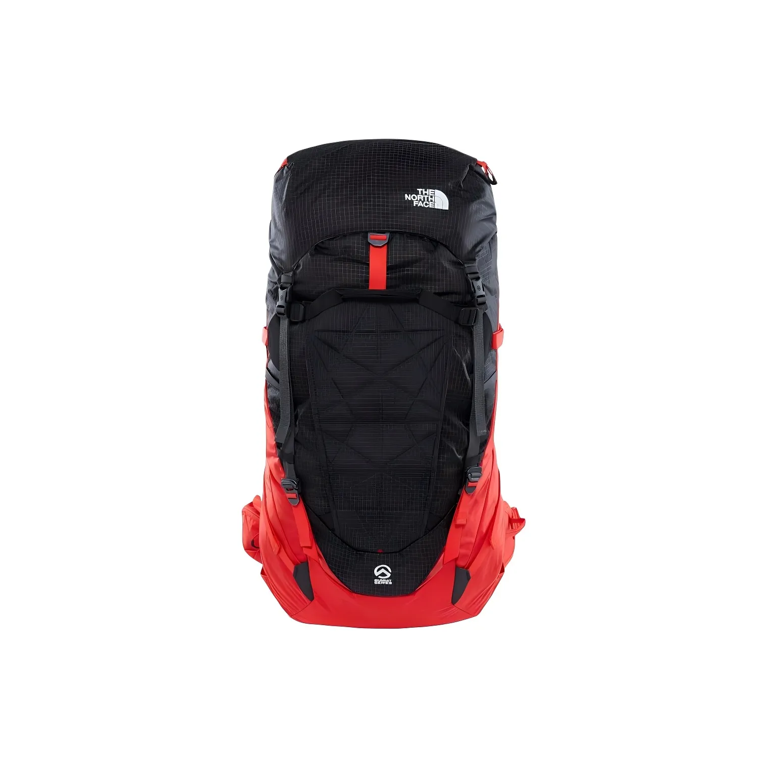 THE NORTH FACE 60L Mountaineering Bag Backpack Outdoor Bag Nylon Black Red Multicolor Unisex
