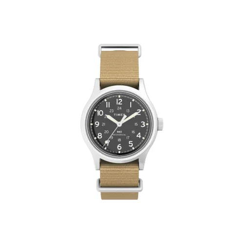 TIMEX Ручной Механический Движение Мужские Часы 36 мм Черные