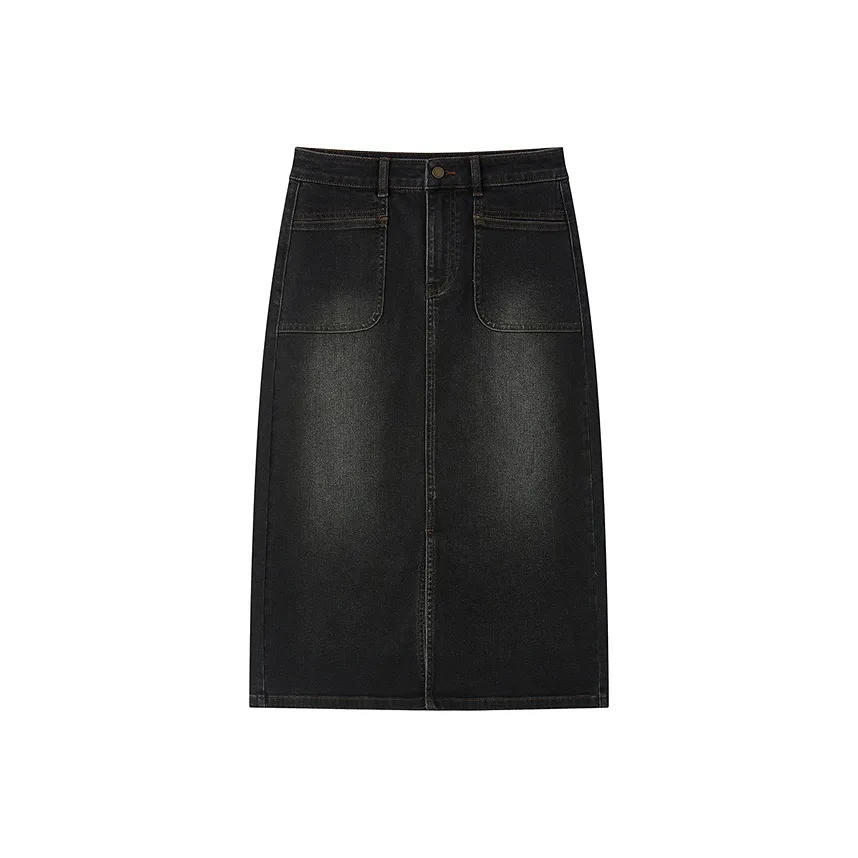 SEM/R Женские джинсовые длинные юбки