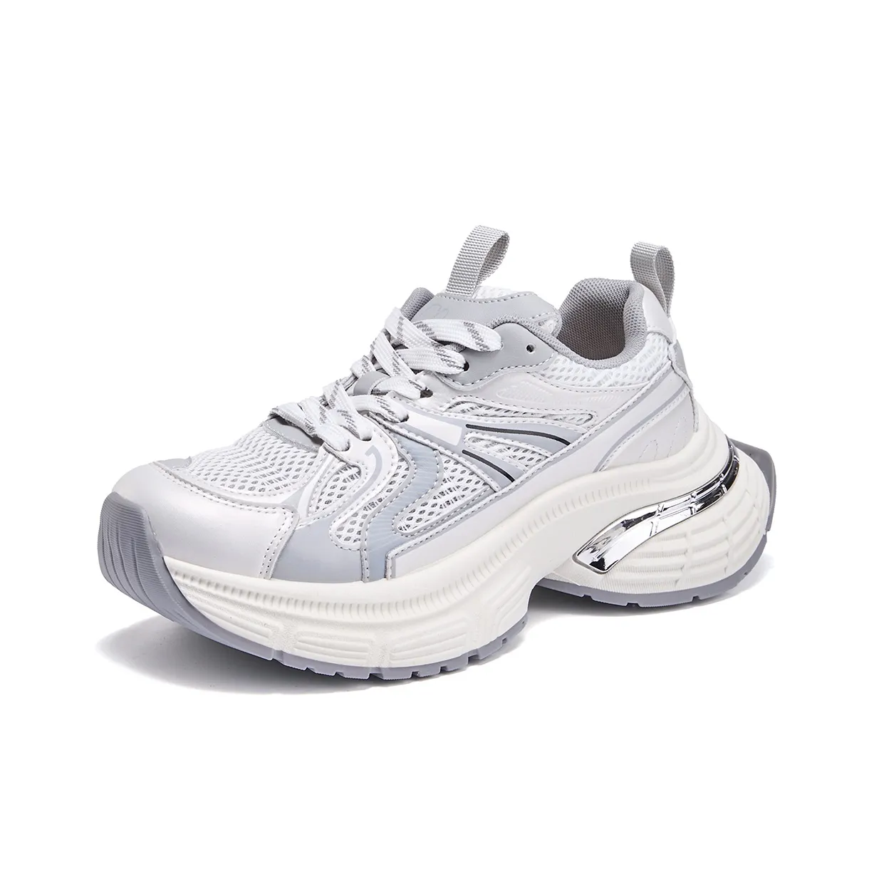 La Chapelle Аbrasion-Resistant Low Top Crepe Sneakers Женские Белые