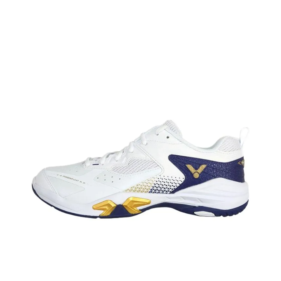 VICTOR 9200cHP Амортизаторы Slip-resistant Низкие Кроссовки для Бадминтона Унисекс Белый Синий