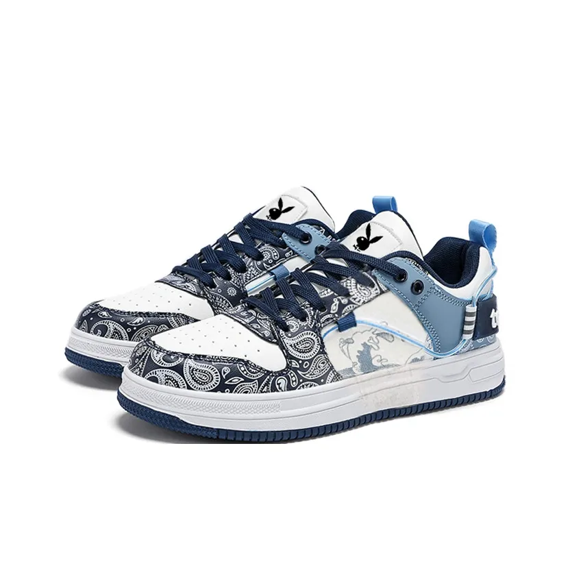 Playboy Low Топ Скейтборд Кроссовки Men's Box Включено