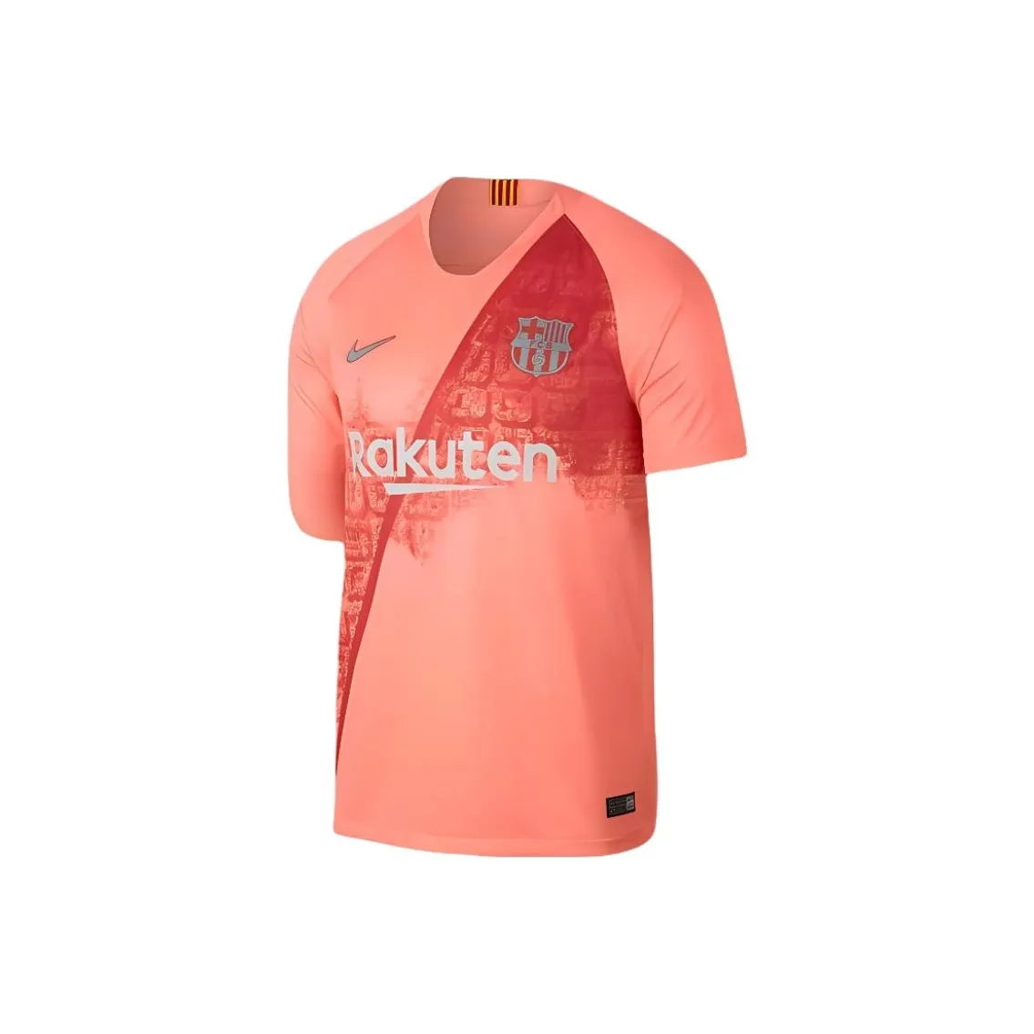 Nike Футбол Джерси Barcelona Унисекс Оранжевый Красный