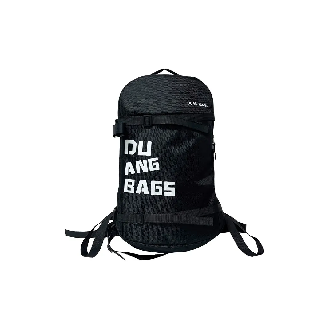 Touch Moon Oxford Backpack Standard Unisex Black Orange Light Gray Dark Gray