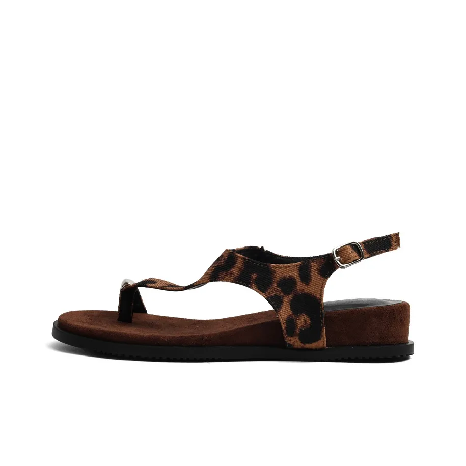 CENTRAL KITTY One Ремень Сандалии Женские Леопардовый принт
