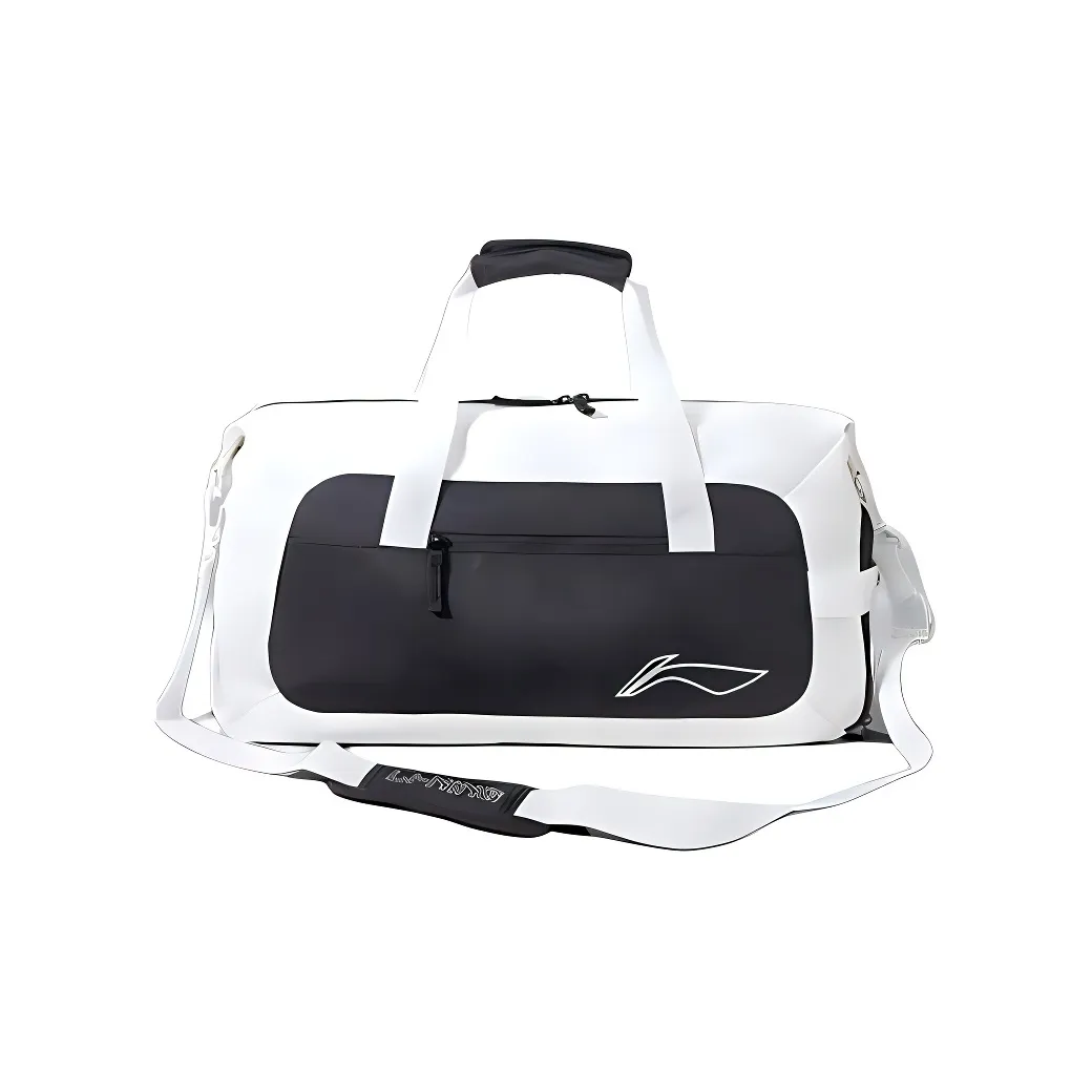 LiNing Polyester Travel Bag Unisex Black White
