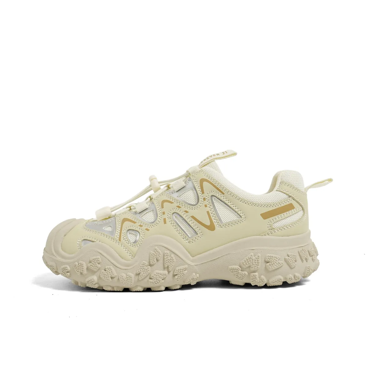 FOREVER 21 Амортизаторы Oтскок Низкий Топ Casual Женский Бежевый