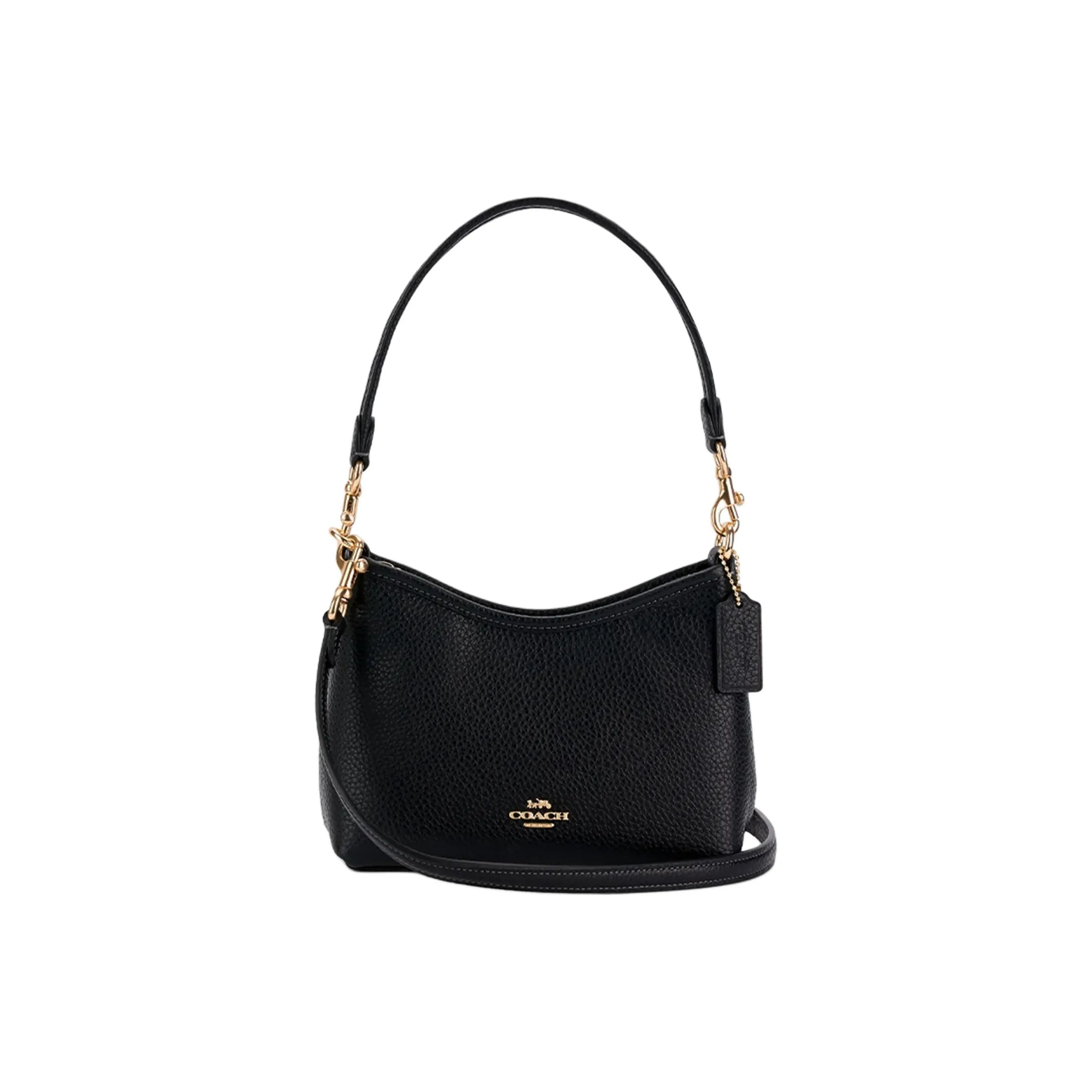 COACH Лорел Коровья кожа Сумка через плечо Маленькая сумка на плечо Женская Черная