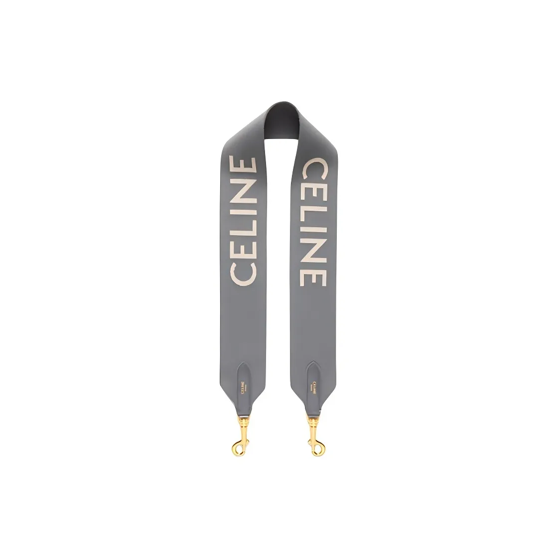 CELINE Jacquard Wool Shoulder Strap Bag Strap Women's Gray/White