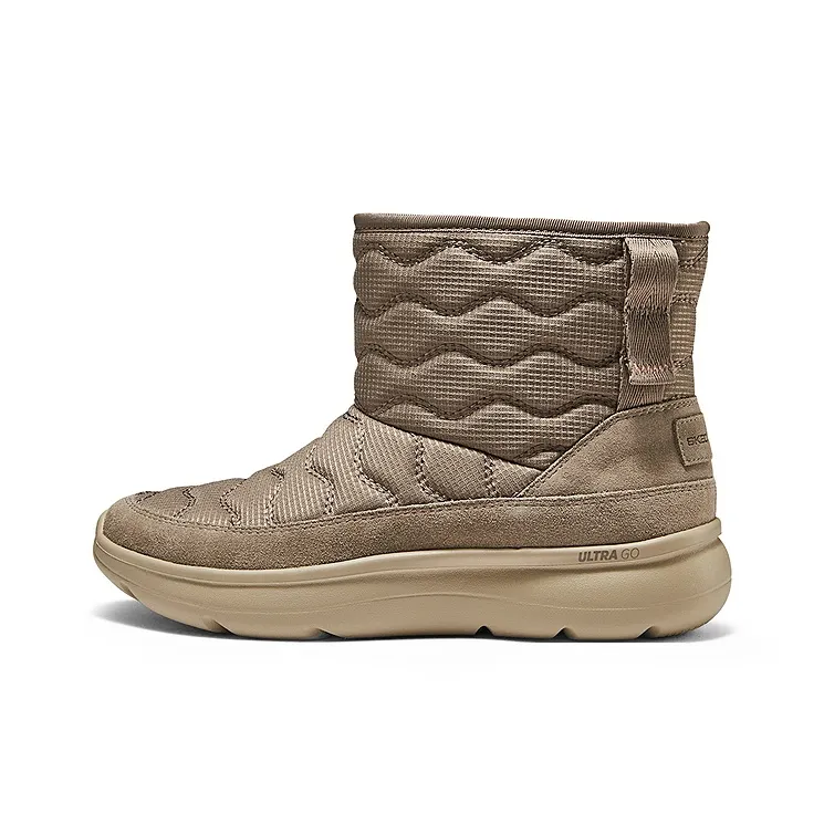 Skechers ON THE GO Crew Сноубутсы Женские Темно-серый Коричневый Умбра