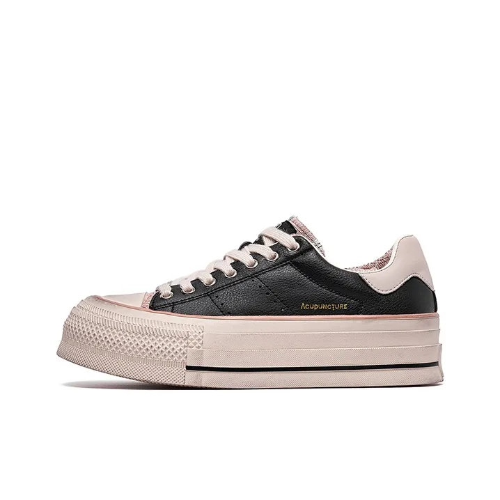 Acupuncture Износостойкие Легкие Дышащие Увеличивающие Высоту Низкие Кроссовки для Скейтбординга Женские