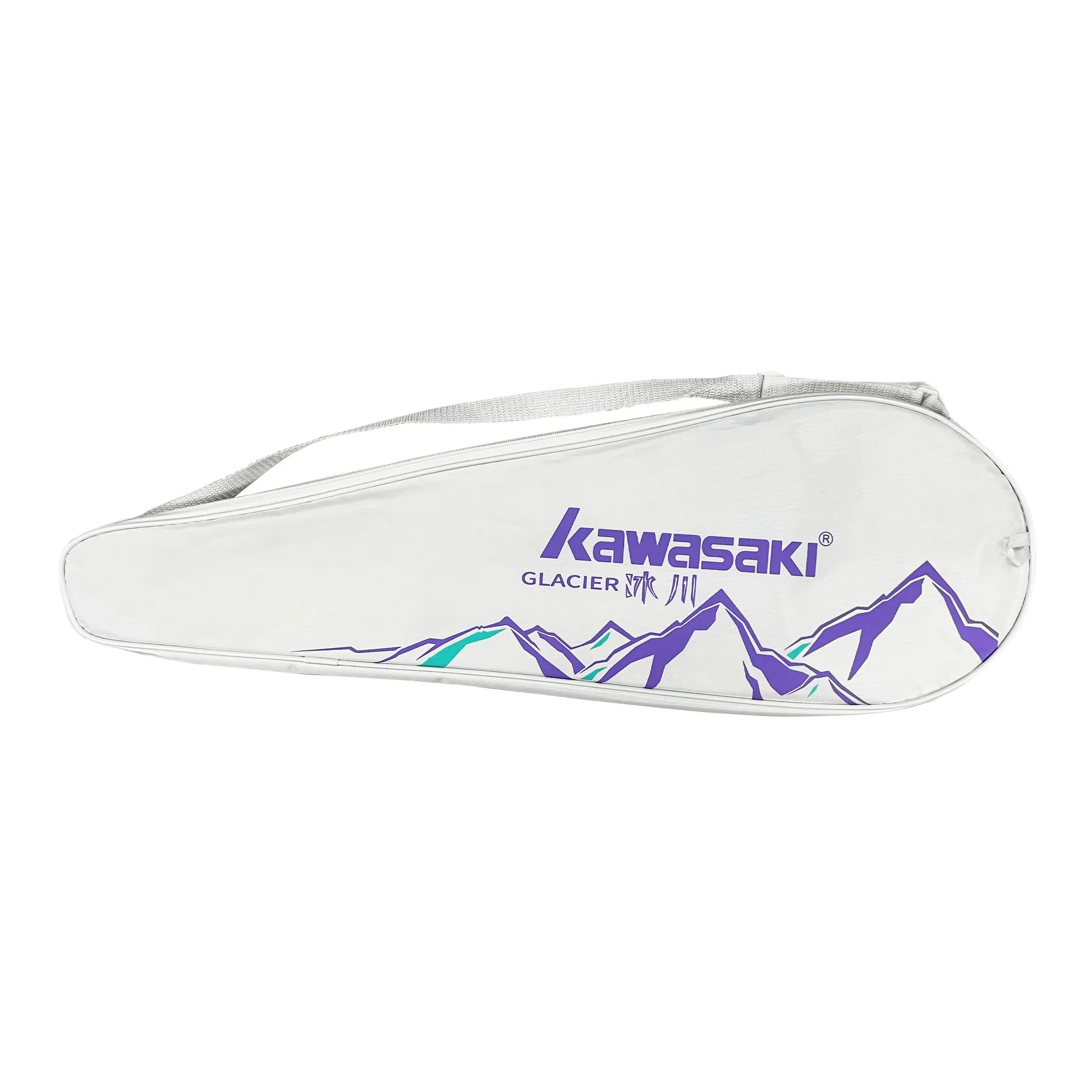 Kawasaki Glacier Collection Полиэстер Бадминтон Ракетка Сумка Спортивная Сумка Унисекс Белый Фиолетовый