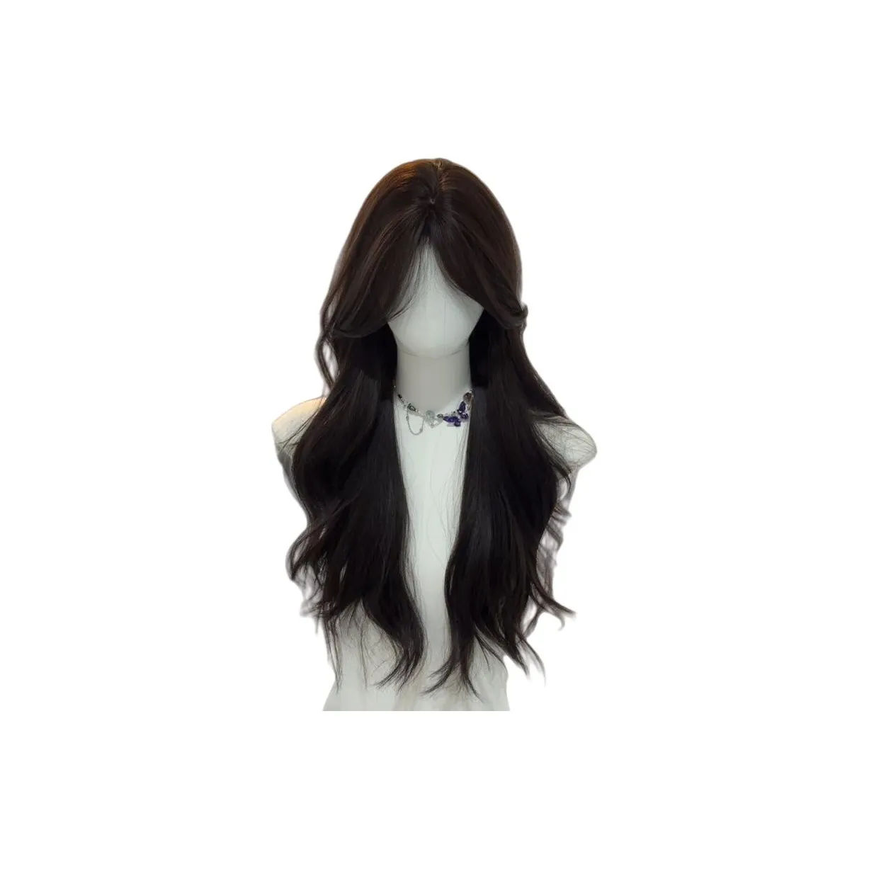 Gentle Welcome Перука Full Голова Летняя Тонкая Шестое Поколение Фронтальная Натуральная CENTER Часть Большая Волна Кудрявый