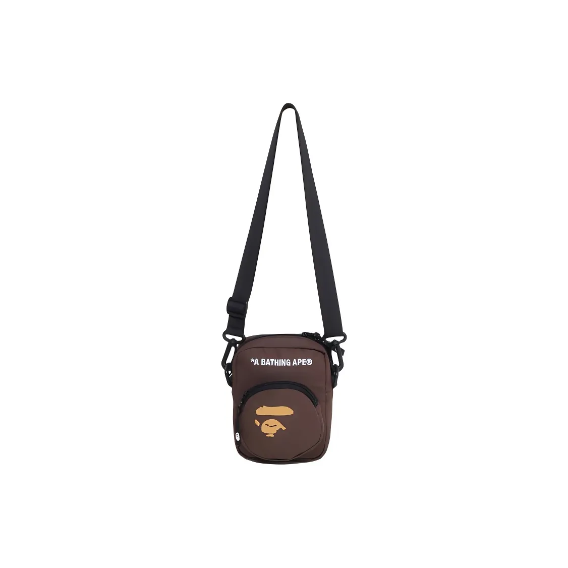 A BATHING APE Polyester Crossbody Bag, Shoulder Bag Unisex Coffee