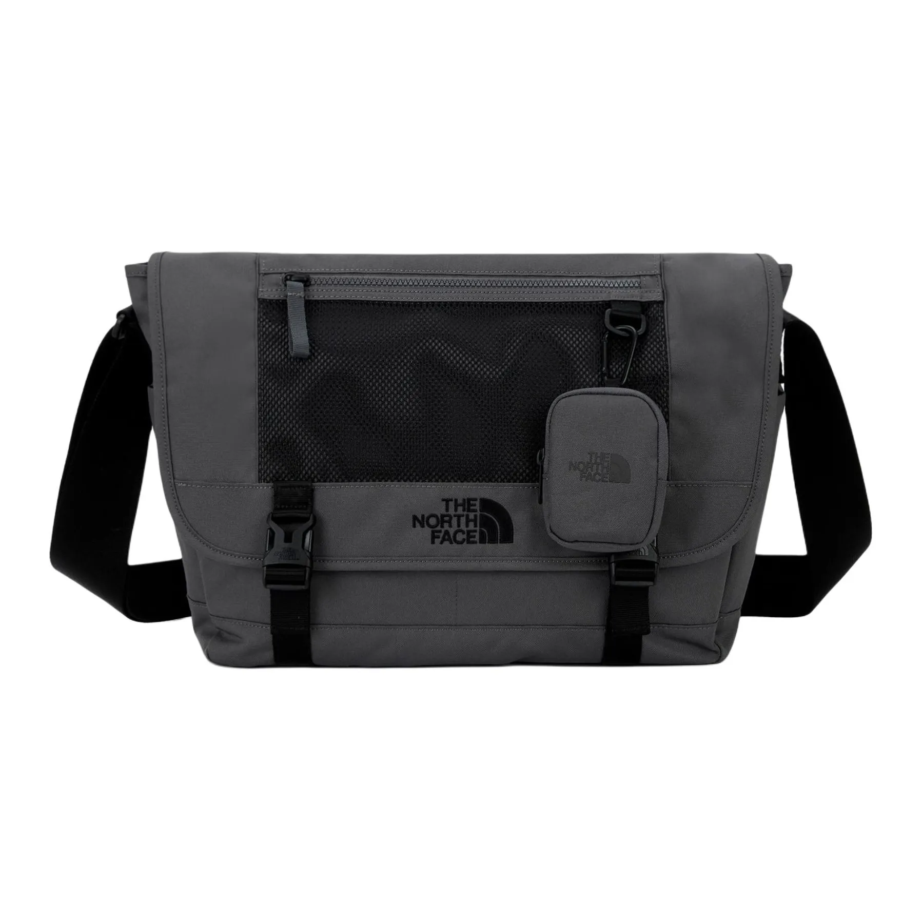 THE NORTH FACE 5.1L Messenger Bag Shoulder Bag Outdoor Bag Polyester Dark Gray Unisex