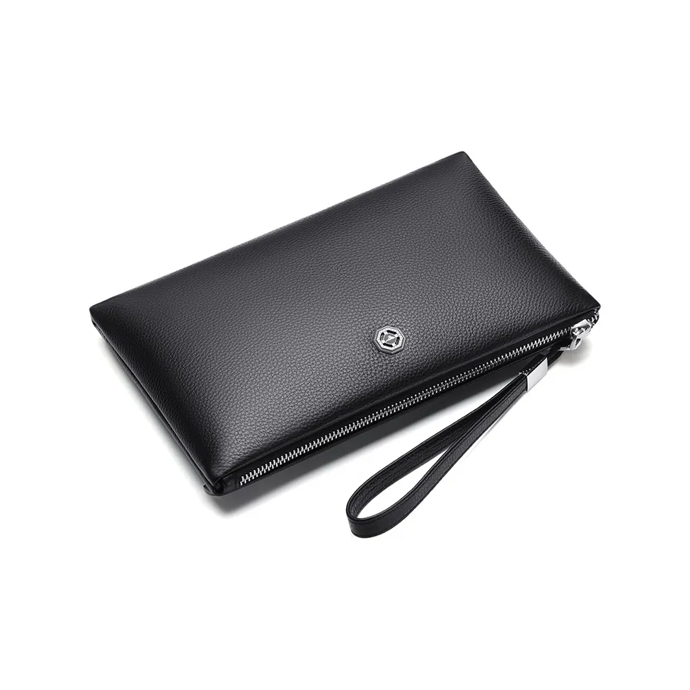 SEPTWOLVES Клатч из коровьей кожи унисекс черный