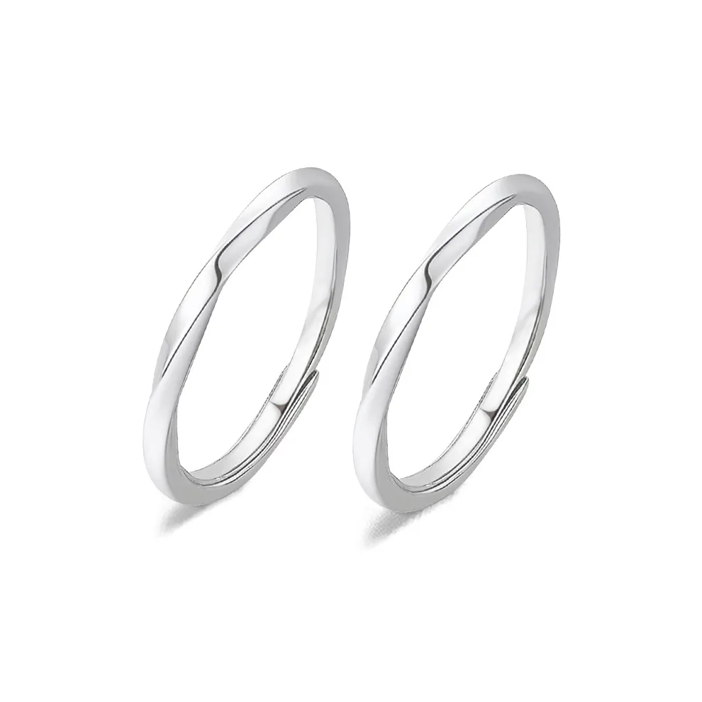 FANFRI Sterling Silver Rings Unisex Sweet Love Confession, Date Love Box