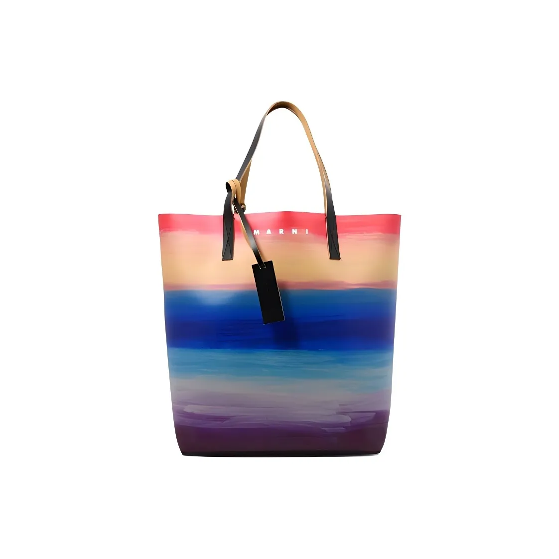 MARNI Tribeca Полиэстер Тоут Сумка Сумка для покупок Сумка на плечо Сумка Мужская Многоцветная