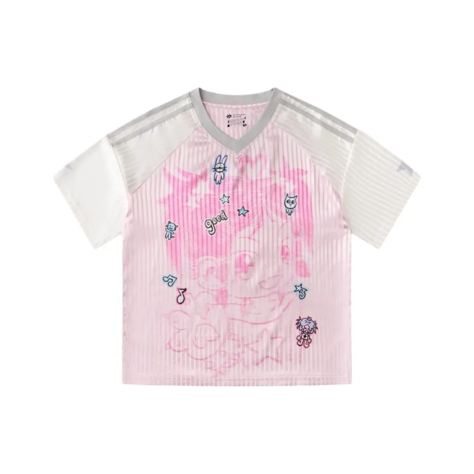 MeihaoStore Розовая унисекс футболка