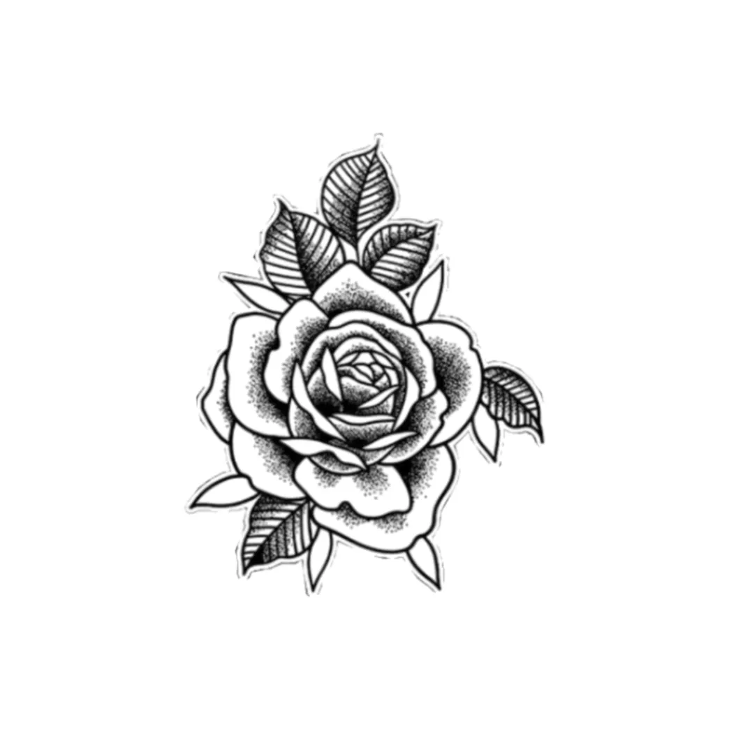 Gentle Welcome Сексуальная Тыльная сторона руки Розовый Травяной Татуировка Наклейка Премиум Длинный Долговечный Водонепроницаемый Реалистичный Чернила Дизайн