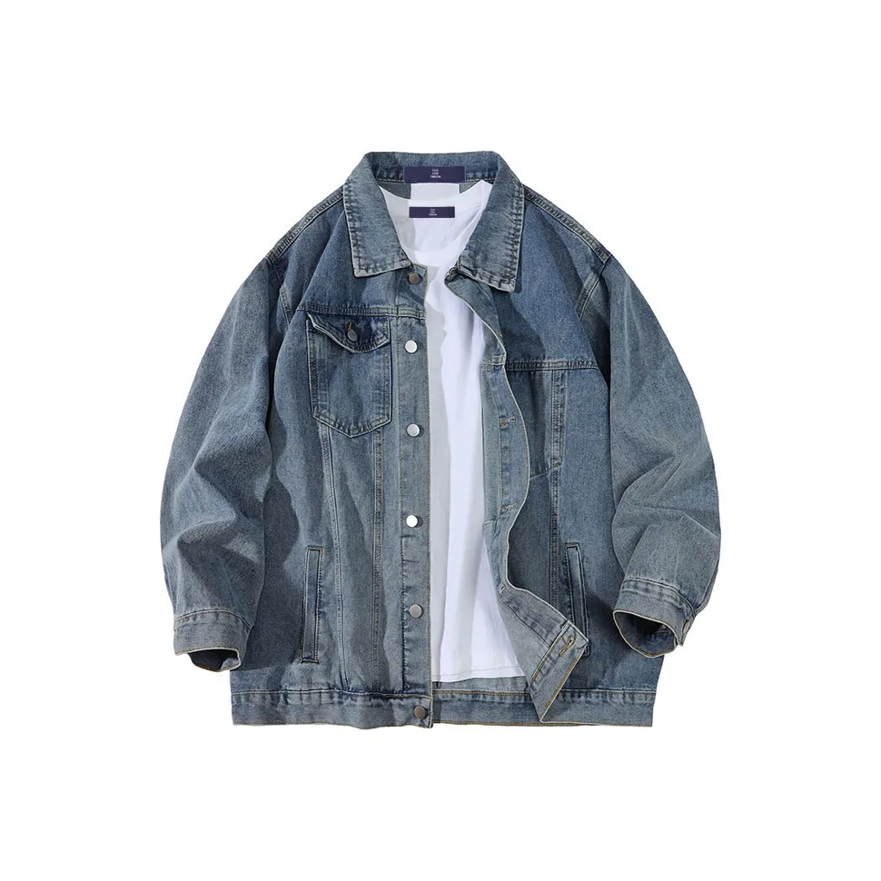 FAX FOR FMACM Весенний Осенний Деним Куртка Унисекс