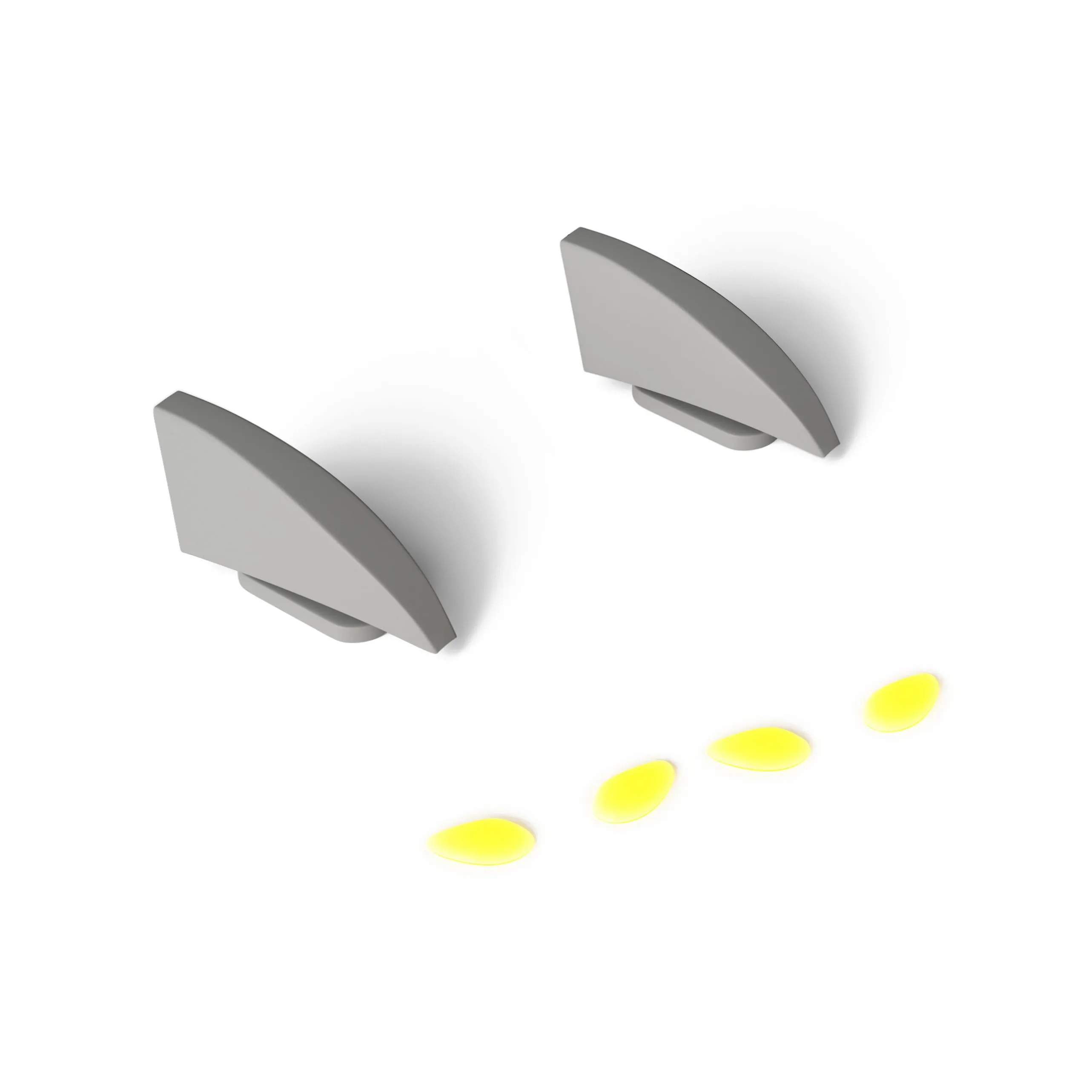 HelloSlippers Shark Accessories Sharkicks Accessories ПВХ Ночной свет Украшения для обуви Унисекс