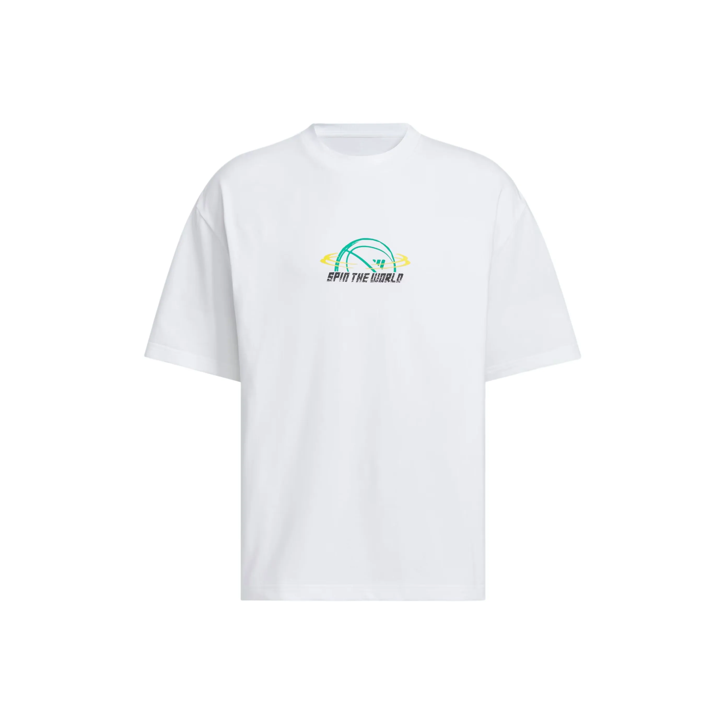 Adidas Баскетбол SS25 Графический Т-Рубашка Мужская