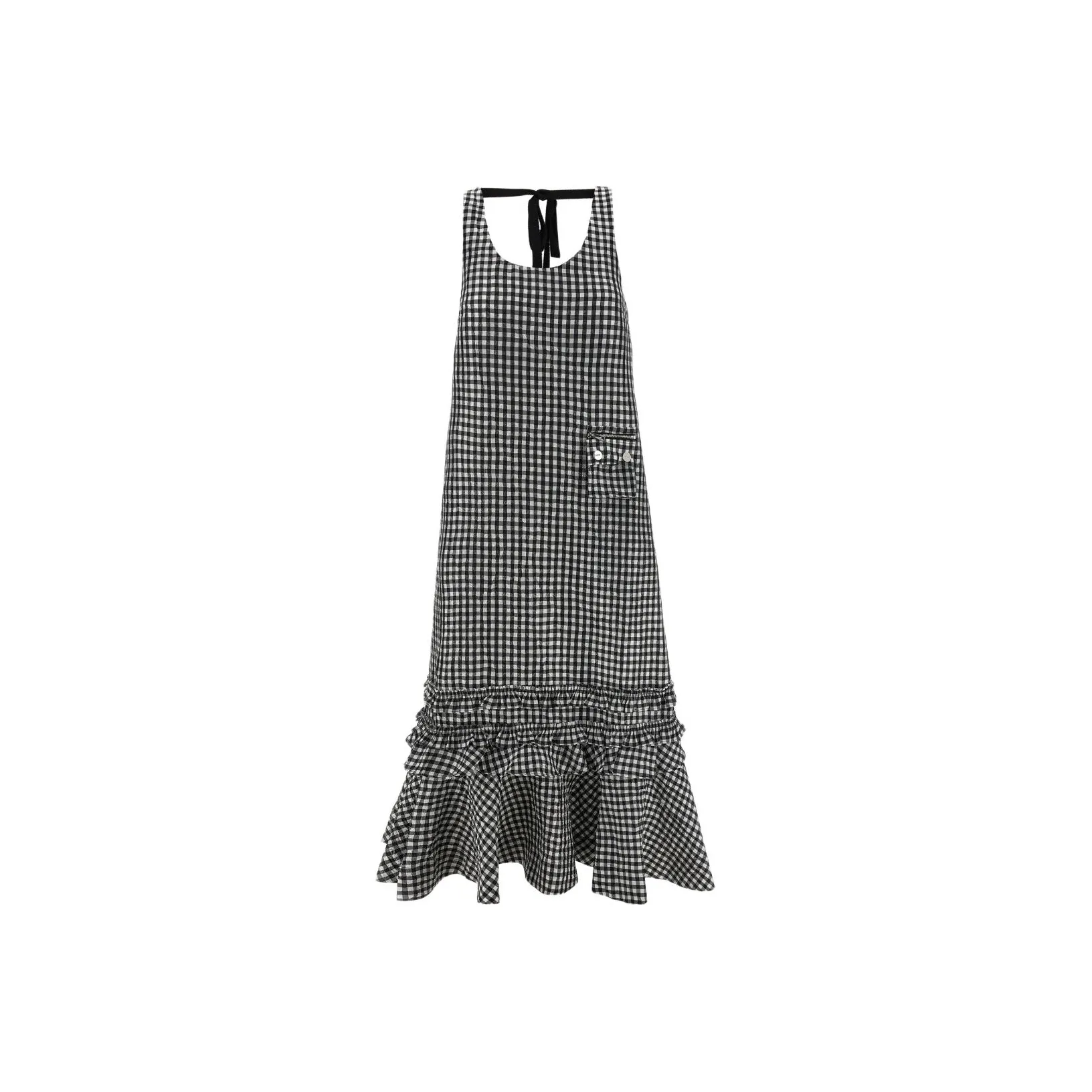 GANNI Gingham print Dress