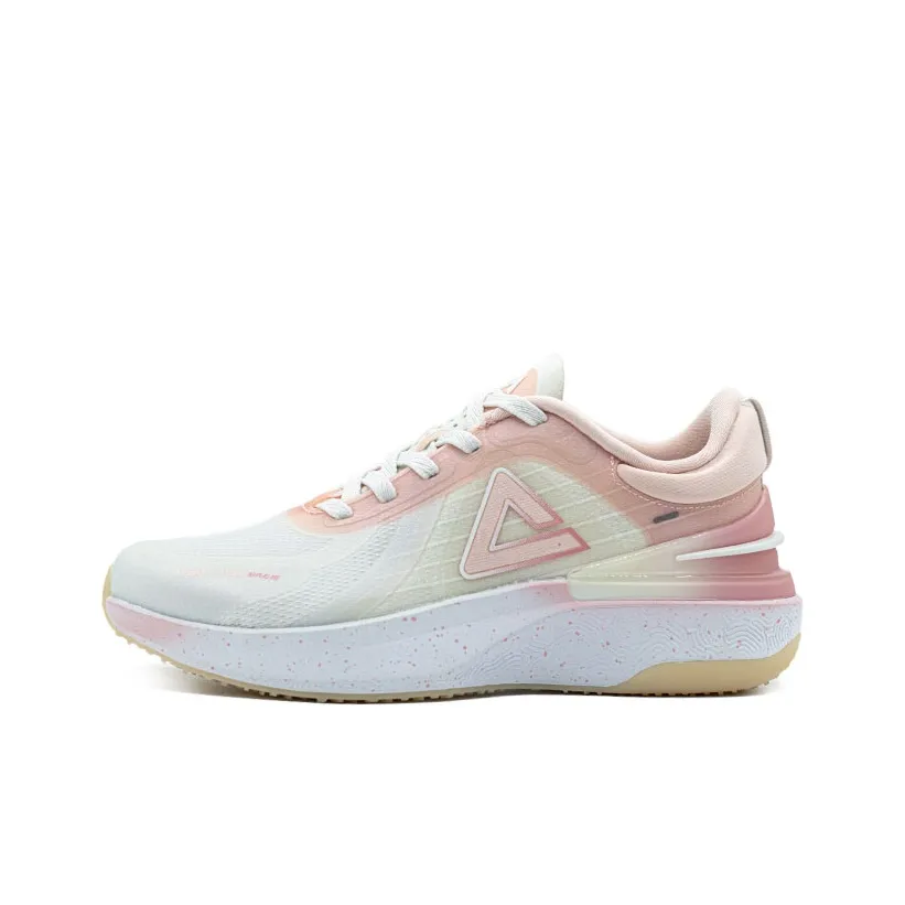 PEAK Classic Heritage Cushioning, Slip Resistant, And Abrasion Resistant Low Top Casual Running Shoes Women's Pink