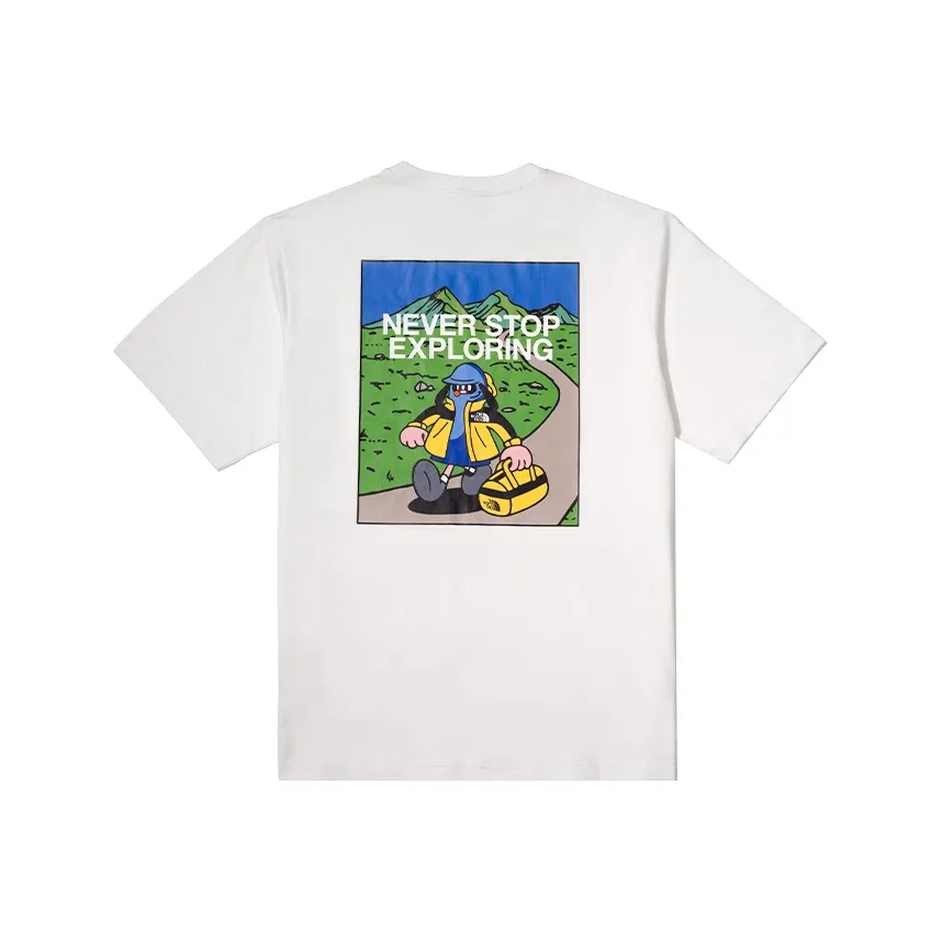 The North Face x TDC Быстросохнущая футболка унисекс снеговый белый цвет