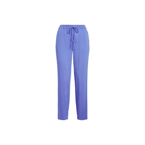 LAUREN RALPH LAUREN Синие Женские Вязаные Спортивные Брюки