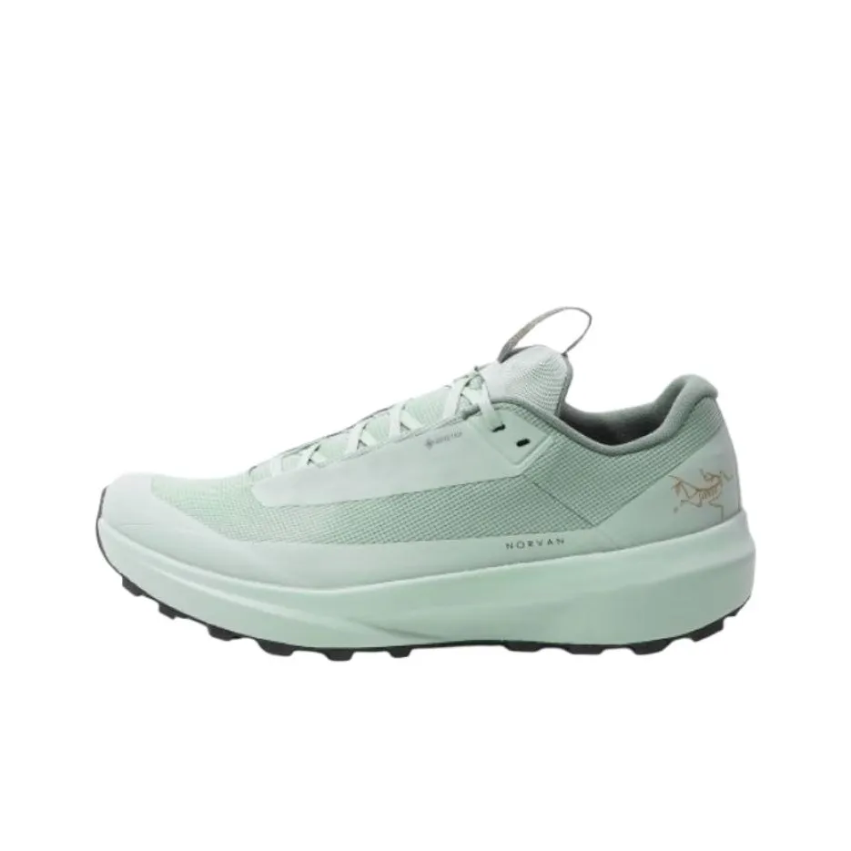 Arcteryx Norvan LD 4 Abrasion Resistant Waterproof And Breathable Lightweight Low Top Running Shoes Men's Green