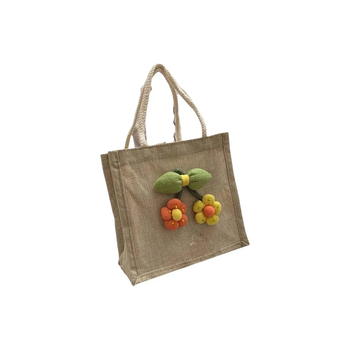 Boniu Плетеная соломенная сумка-ланчбокс для женщин многоцветная