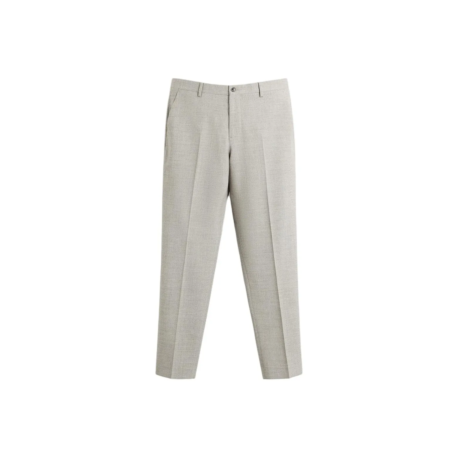 ZARA Песочный Мужской костюм брюки