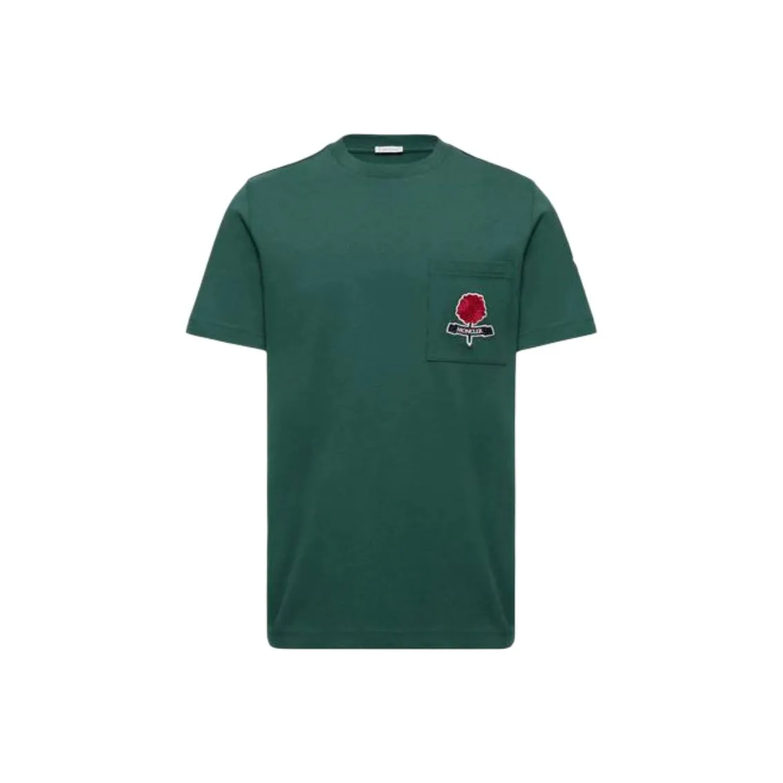 MONCLER Лист Зеленый Мужская T-Рубашка