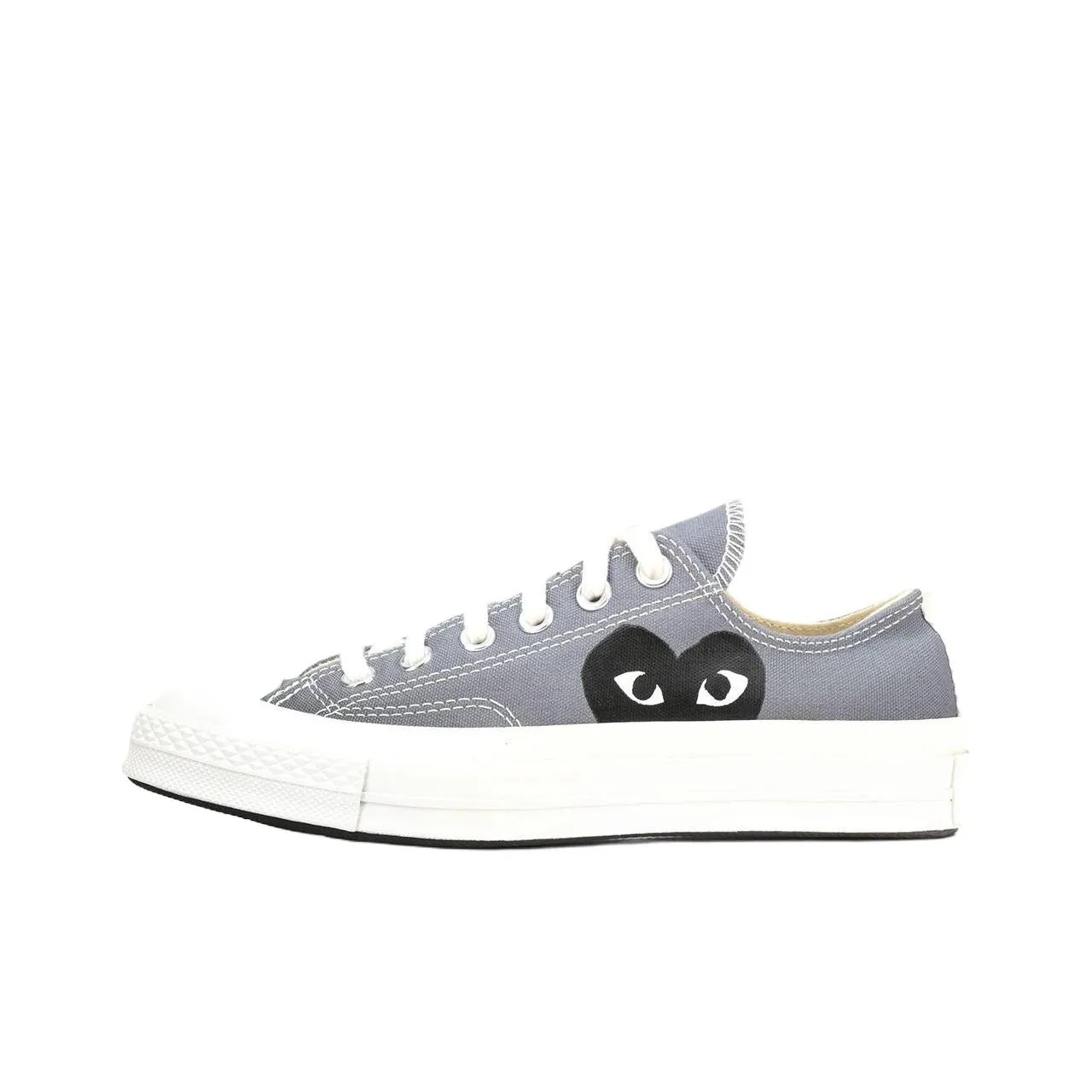 CDG Collaboration x Конверс Низкие Кроссовки для Скейтбординга Унисекс Серые