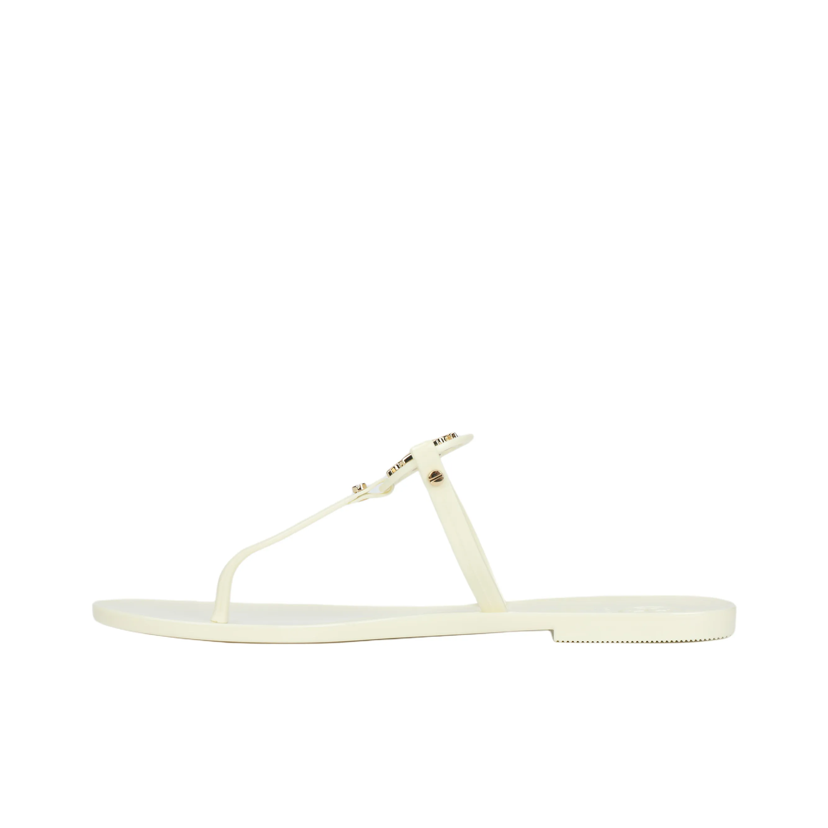 TORY BURCH Mini Miller Logo Plaque Slip On Sandals Women's