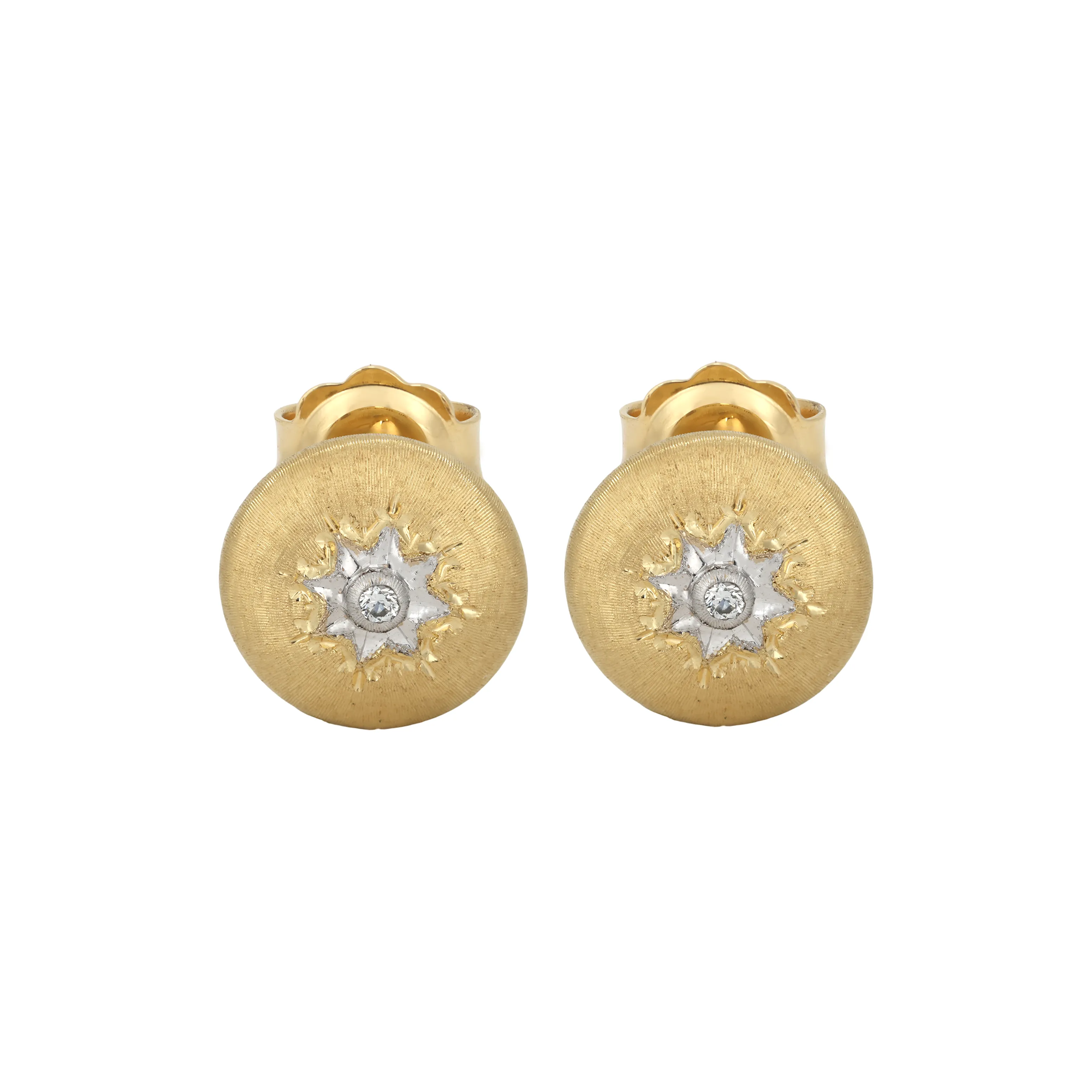 BUCCELLATI White Gold, Diamond Earrings Women's Gold