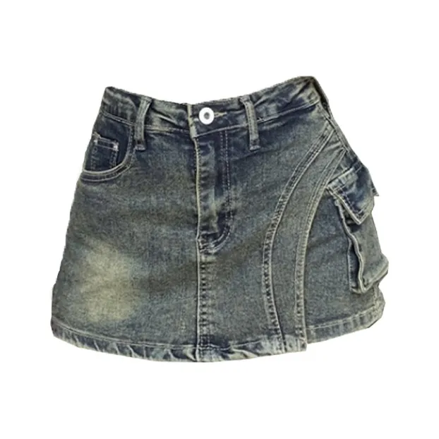 NFV Винтажные синие женские джинсовые шорты