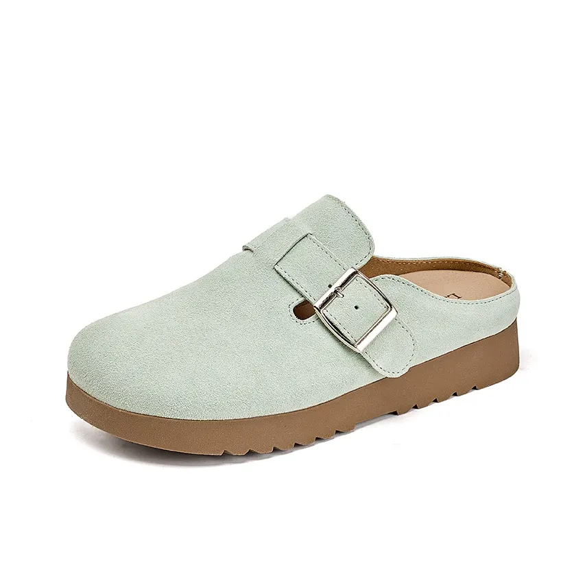 La Chapelle Устойчивые к истиранию домашние тапочки Женские Мятно-зеленый