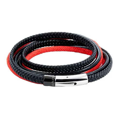 ACIUM Luxury Color Block Design Niche Premium Double Layer Wrapped Leather Bracelet Unisex ACIUM Роскошь Цветовой блок Дизайн Нишевый Премиум Двойной слой Обернутый Кожаный Браслет Унисекс