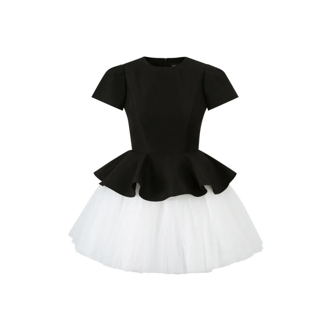 AVENEMENT Короткое платье с короткими рукавами женское