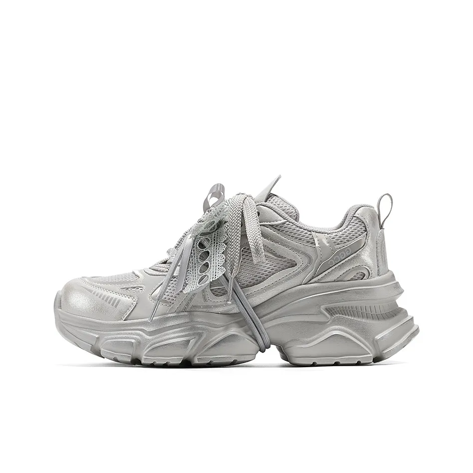 GG CC Платформа Casual Высота Увеличивающие Низкие Топы Балетный Стиль Масло-Подошва Женские