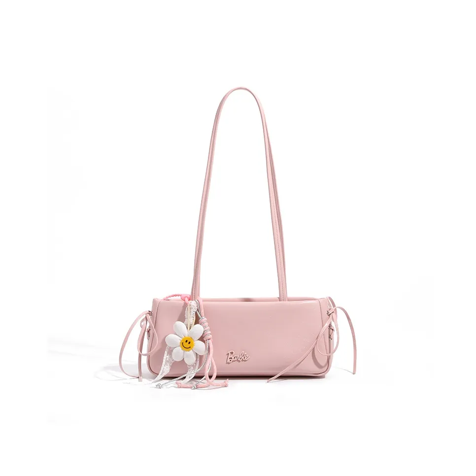 Барби ПУ (полиуретан) Сумка через плечо Женская Розовая